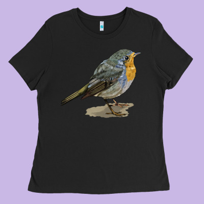 Yellow Breast Ladies Tee Designed By Lillyallendesigns
