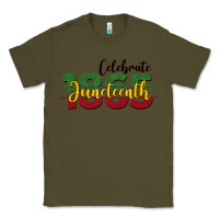 Army Green celebrate juneteenth1865 Classic Tee - BarkalooDesign