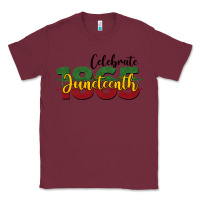 Burgundy celebrate juneteenth1865 Classic Tee - BarkalooDesign