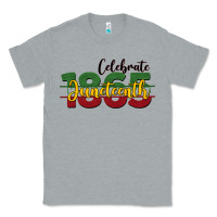 Heather Grey celebrate juneteenth1865 Classic Tee - BarkalooDesign