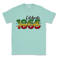 Seafoam celebrate juneteenth1865 Classic Tee - BarkalooDesign