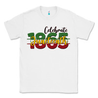 White celebrate juneteenth1865 Classic Tee - BarkalooDesign