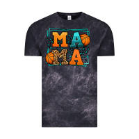 Cloud Black leopard basketball mama Mother's Day Vintage Tee - LillyAllenDesigns