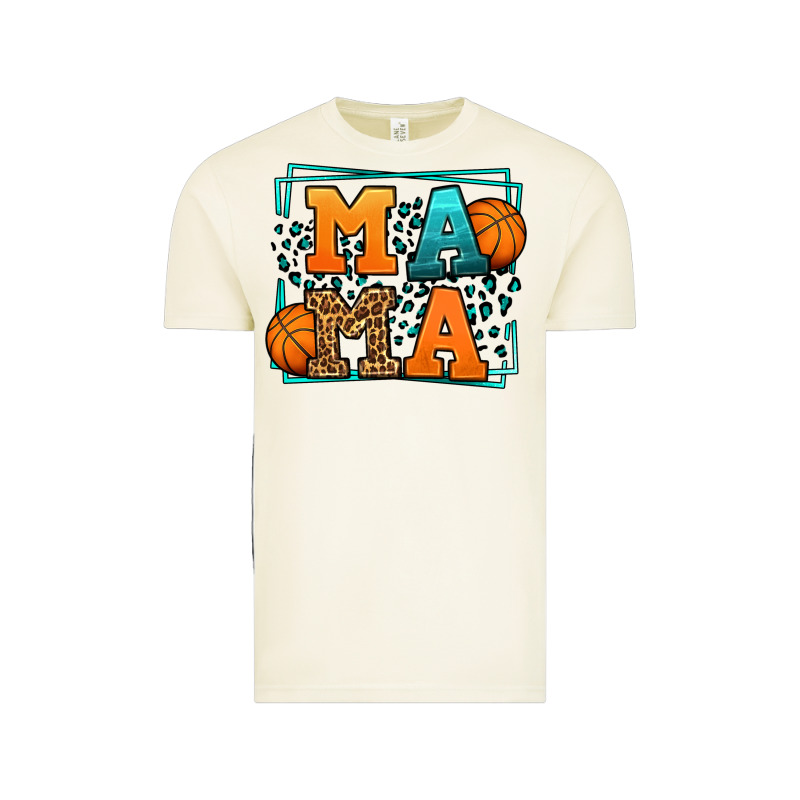 Leopard Basketball Mama Mother's Day Vintage Tee by LillyAllenDesigns | Teevron