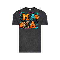 Vintage Black leopard basketball mama Mother's Day Vintage Tee - LillyAllenDesigns