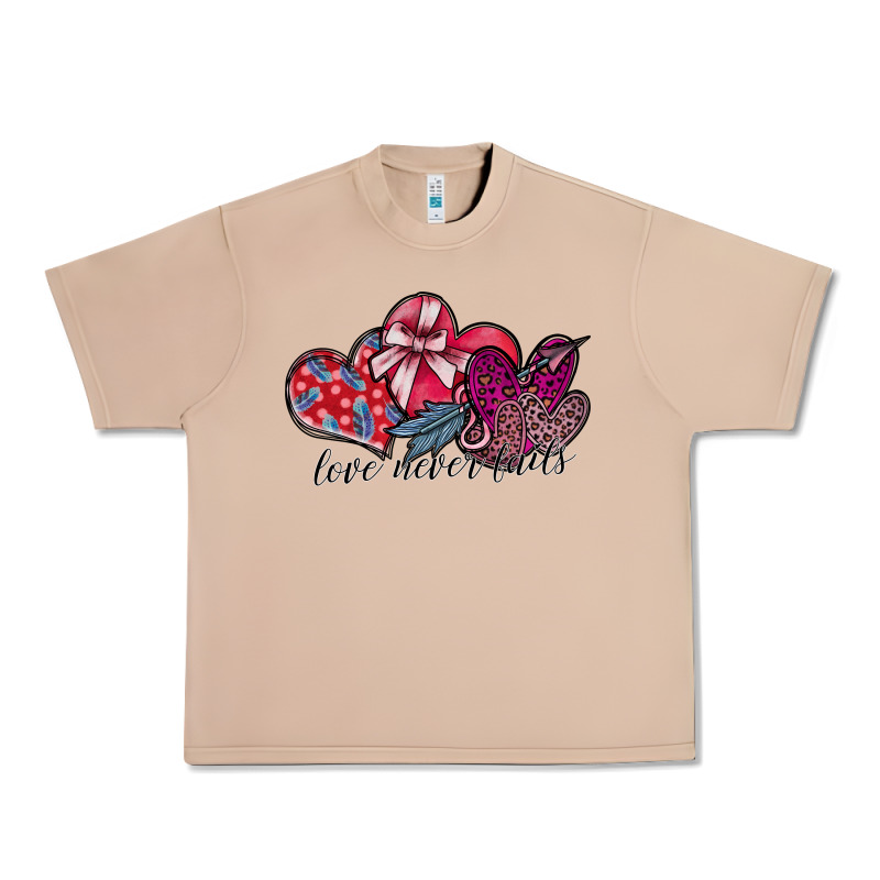 Love Never Fails Urban Heavy Tee by SublimationCraftShop | Teevron