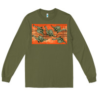 Army Green dinosaur brontosaurus sippy cup Long Sleeve Tee - Artiststas