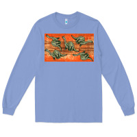 Colony Blue dinosaur brontosaurus sippy cup Long Sleeve Tee - Artiststas