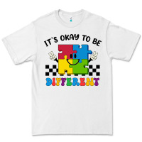 White It's Okay To Be Different Premium Tee - CowhideDigitalArt