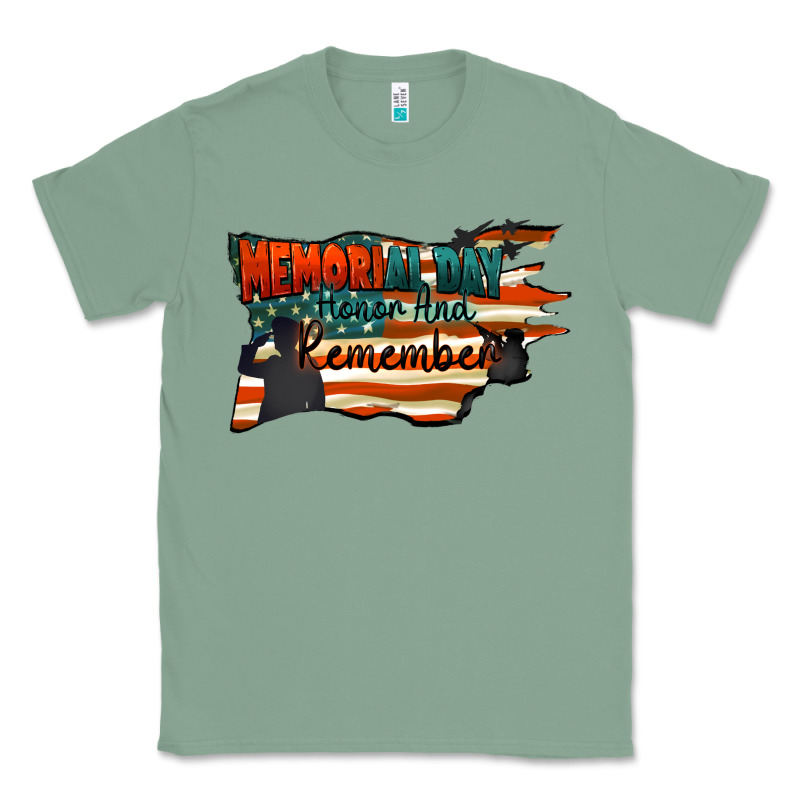 Memorial Day Honor And Remember Classic Tee by FaDigitalArtStudio | Teevron