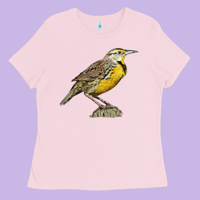 Western Meadowlark Ladies Tee Designed By Lillyallendesigns