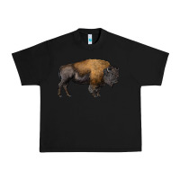 Black american bison body Urban Heavy Tee - RanaPortraitStore