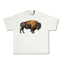 Pistachio american bison body Urban Heavy Tee - RanaPortraitStore