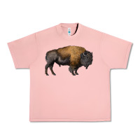 Salmon american bison body Urban Heavy Tee - RanaPortraitStore