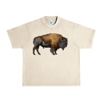 Sandshell american bison body Urban Heavy Tee - RanaPortraitStore