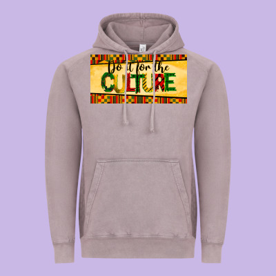 Do It For The Culture License Plate Vintage Hoodie Designed By Barkaloodesign