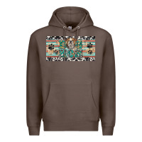 Coffee dog mom english bulldog license plate template Premium Hoodie - BarkalooDesign