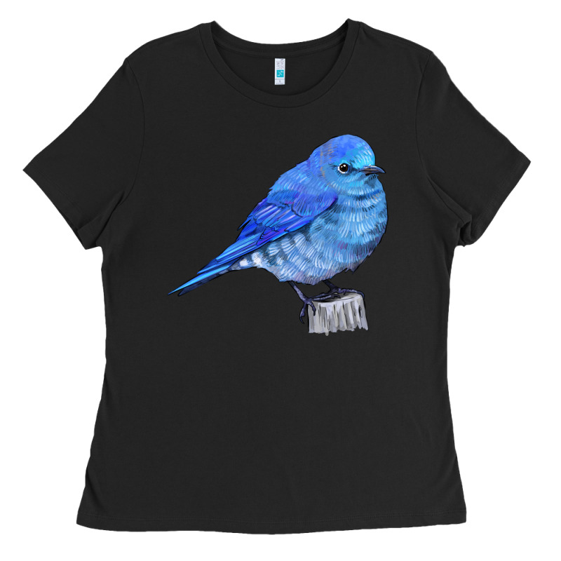 Mountain Bluebird Ladies Tee by LillyAllenDesigns | Teevron