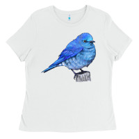 White Mountain Bluebird Ladies Tee - LillyAllenDesigns