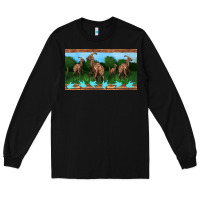 Black parasaurolophus sippy cup Long Sleeve Tee - Artiststas
