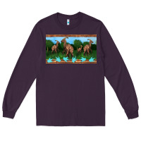 Plum parasaurolophus sippy cup Long Sleeve Tee - Artiststas