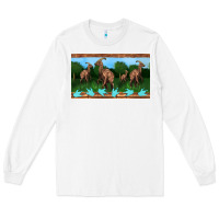 White parasaurolophus sippy cup Long Sleeve Tee - Artiststas