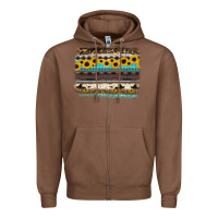Chestnut sunflower aztec serape cowhide background Zipper Hoodie - RanaPortraitStore