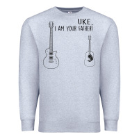 Heather Grey uke i'm your father Premium Sweatshirt - Bettercallsaul