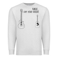 Oatmeal Heather uke i'm your father Premium Sweatshirt - Bettercallsaul