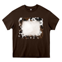 Chocolate Brown cowhide frames background Heavy Core Tee - RanaPortraitStore