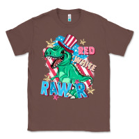 Chestnut Red white rawr Classic Tee - FaDigitalArtStudio