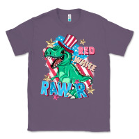 Lavender Red white rawr Classic Tee - FaDigitalArtStudio