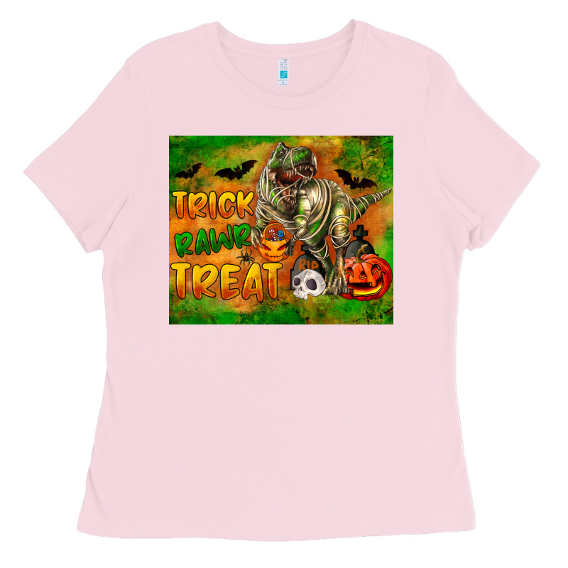 Trick Rawr Treat Ladies Tee by LillyAllenDesigns | Teevron