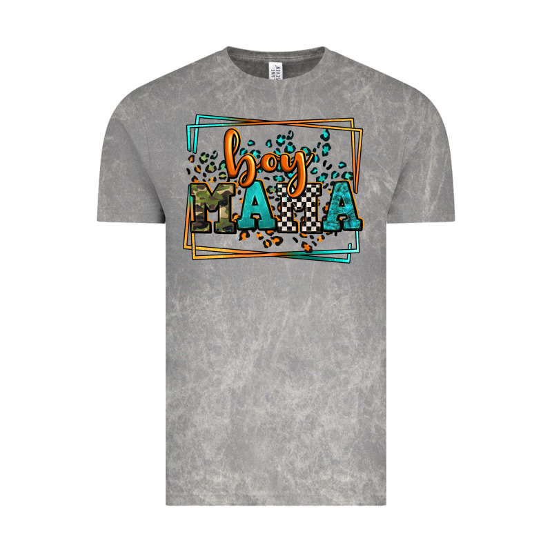 Leopard Camo Boy Mama Mother's Day Vintage Tee by LillyAllenDesigns | Teevron