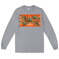 Heather Grey dinosaur brontosaurus sippy cup Long Sleeve Tee - Artiststas