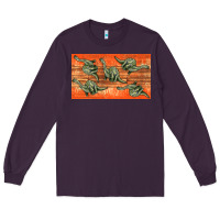 Plum dinosaur brontosaurus sippy cup Long Sleeve Tee - Artiststas