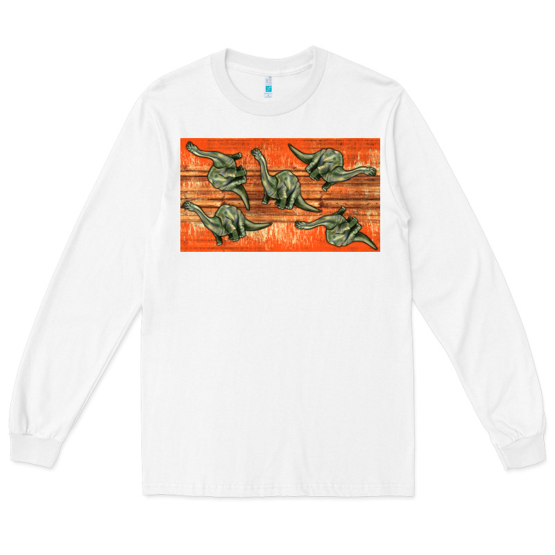 Dinosaur Brontosaurus Sippy Cup Long Sleeve Tee by Artiststas | Teevron