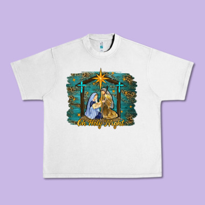 Oh Holy Night Western Urban Heavy Tee Designed By Ranaportraitstore