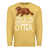 Antique Gold this is my significant otter Premium Sweatshirt - Bettercallsaul