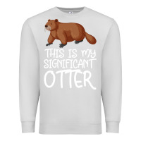 Dove Grey this is my significant otter Premium Sweatshirt - Bettercallsaul