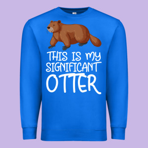 This Is My Significant Otter Premium Sweatshirt Designed By Bettercallsaul