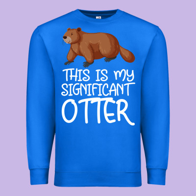 This Is My Significant Otter Premium Sweatshirt Designed By Bettercallsaul