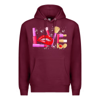 Burgundy makeup artist t  shirt makeup artist love cosmetician fashion t  shirt Premium Hoodie - linhVisuals