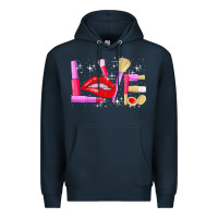 Navy makeup artist t  shirt makeup artist love cosmetician fashion t  shirt Premium Hoodie - linhVisuals