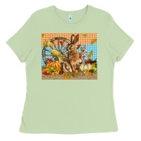 Matcha fall rabbit  mousepad Ladies Tee - LillyAllenDesigns