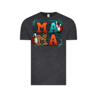 Vintage Black Bowling mama leopard frame Mother's Day Vintage Tee - LillyAllenDesigns