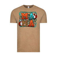 Vintage Coffee Bowling mama leopard frame Mother's Day Vintage Tee - LillyAllenDesigns