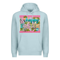 Blue Mist happy easter mousepad Premium Hoodie - BarkalooDesign
