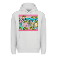Dove Grey happy easter mousepad Premium Hoodie - BarkalooDesign