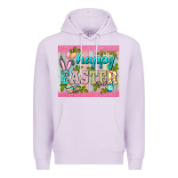Lilac happy easter mousepad Premium Hoodie - BarkalooDesign